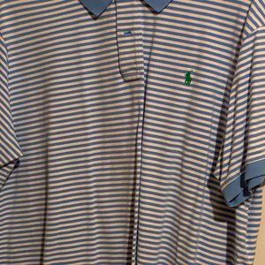 Light Blue and White (Green Polo) Ralph Lauren